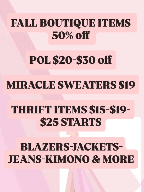 Free People Accessories - 💕7-23-26-THRIFT ITEMS- 50% OFF FALL BOUTIQUE ITEMS IN TRAY-ALL NWT-TRAY BY REQ💕